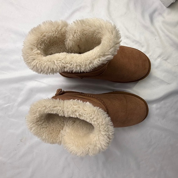 LAMO Thalia Cozycore Faux Fur Lined Suede Ankle Boots Winter Y2K Womens Size 8 - Picture 5 of 10